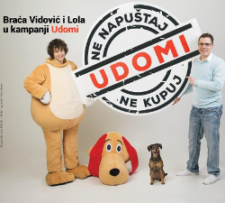 Braca Vidovic u kampanji Udomi